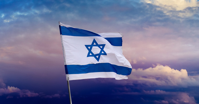 דגל ישראל מתנפנף