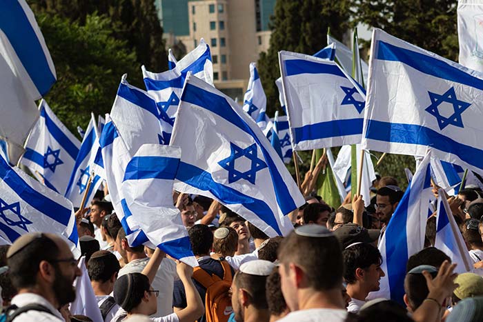 תהלוכת דגלים ביום ירושלים