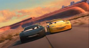 2 מכוניות מתוך הסרט מכוניות 2017