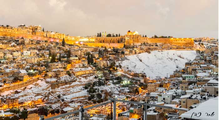 הנוף הנשקף מהתצפית החדשה על גג בית שנגאל לאחרונה בכפר התימנים